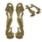 Decorative Antique Peacock Design Door Pull Handles 7 Inch Pair of 2 Brass Cabinet Handle Knobs for Door, Drawer, Shelf, Wardrobe, Almirah Housewarming Gift